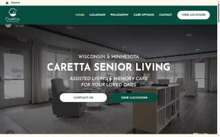 Caretta Senior Living - Maplewood website
