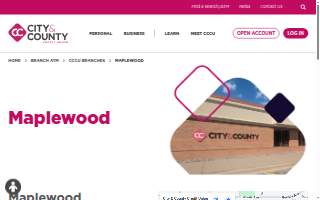 City & County Credit Union - Maplewood website