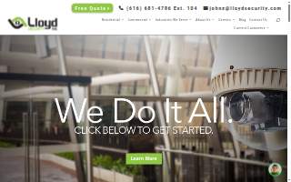Lloyd Security Inc of Maplewood website