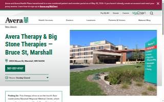 Avera Therapy & Big Stone Therapies — Bruce St, Marshall website