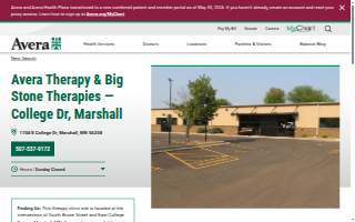 Avera Therapy & Big Stone Therapies website