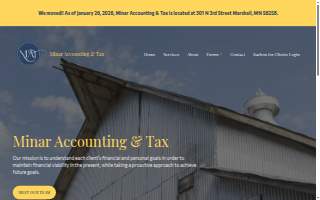 Minar Accounting & Tax LLC website