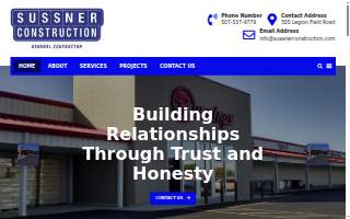 Sussner Construction Inc website