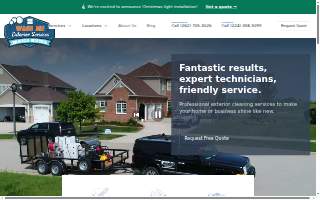 Wash Me Windows & Exterior Cleaning Services website