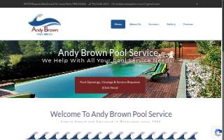 Andy Brown Pool Service of Minneapolis website