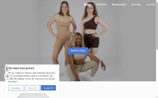 Atelier Pilates website