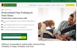 Bark Busters Home Dog Training Minneapolis-St. Paul website