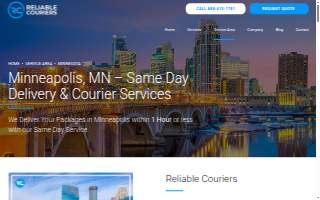 Courier services & Delivery Service Minneapolis website