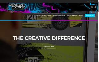 Creative Color Inc. - Graphic & Print Studio website