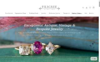 Filigree Jewelers website