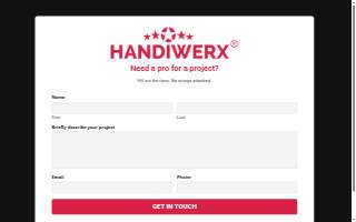 Handiwerx, Inc website