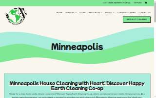 Happy Earth Cleaning Cooperative website