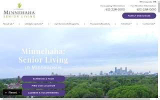 Minnehaha Senior Living website