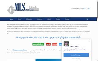 MLS Mortgage of Minneapolis website