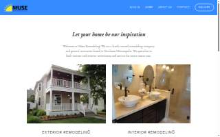 Muse Remodeling website