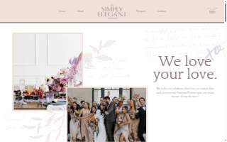 The Simply Elegant Group - Minneapolis Wedding Planners website