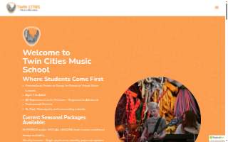 Zoom Twin Cities Music School website