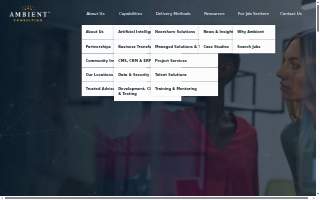 Ambient Consulting website