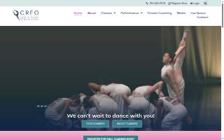 Creo Arts & Dance Conservatory website