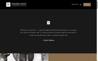 Historic Tattoo website