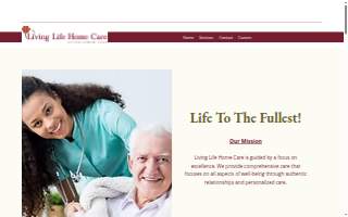 Living Life Home Care website