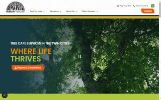 Rainbow Treecare website