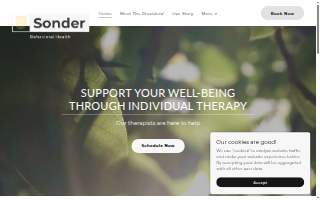 Sonder Behavioral Health & Wellness - Minnetonka website