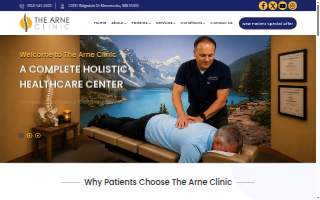 The Arne Clinic website