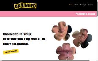 Unhinged Piercing of Minnetonka website