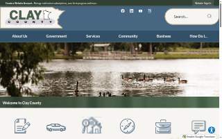 Clay County Recorder website