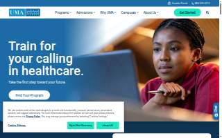 Uma Home Health Care Systems website