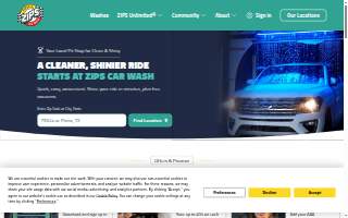 Zips Car Wash of Moorhead website