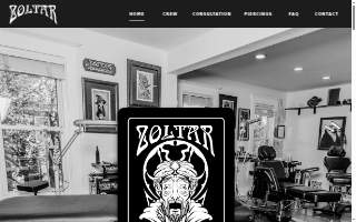 Zoltar Tattoo & Piercing website