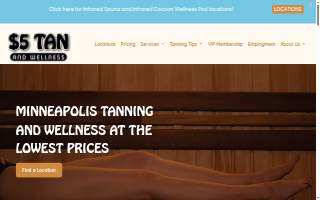 $5 Tan - Mounds View website