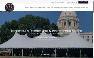 Broadway Tent & Event website