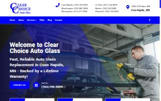 Clear Choice Auto Glass website