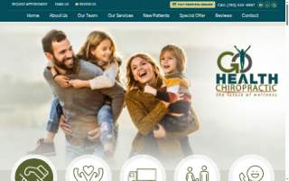 Go Health Chiropractic Massage and Acupuncture website