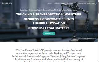 Law Offices of Daniel R. Savaloja, PLLC SAVALAW website