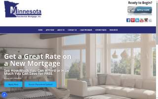 Minnesota Residential Mortgage of Mounds View website