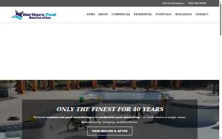 Northern Pool Restoration of Mounds View website