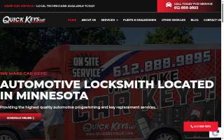 Quick Keys LLC of Mounds View website