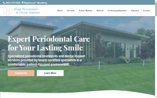 Ridge Periodontics & Dental Implants of Mounds View website