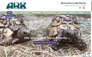 Ark Pet Hospital website