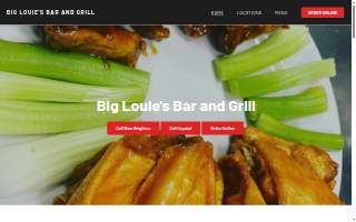 Big Louie's Bar And Grill website