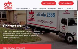 City Moving And Storage website