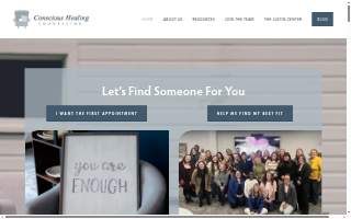 Conscious Healing Counseling website