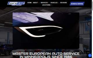 Eurotech Auto Service of New Brighton website