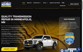 Hage-Kobany Transmissions & Auto Service website