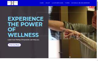 Hering Chiropractic website