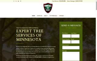 Minnesota Tree Experts of New Brighton website